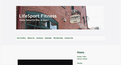 Desktop Screenshot of lifesportfitness.com