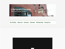 Tablet Screenshot of lifesportfitness.com